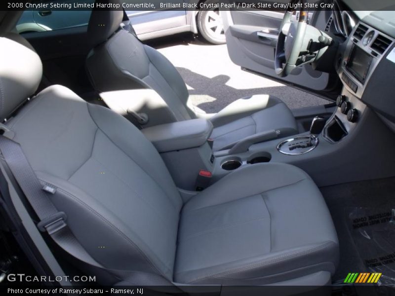 Brilliant Black Crystal Pearl / Dark Slate Gray/Light Slate Gray 2008 Chrysler Sebring Limited Hardtop Convertible