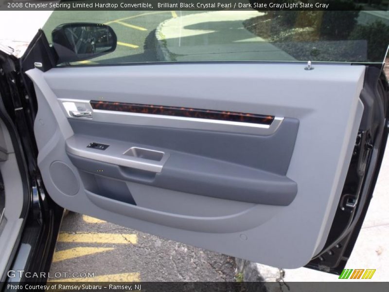 Brilliant Black Crystal Pearl / Dark Slate Gray/Light Slate Gray 2008 Chrysler Sebring Limited Hardtop Convertible