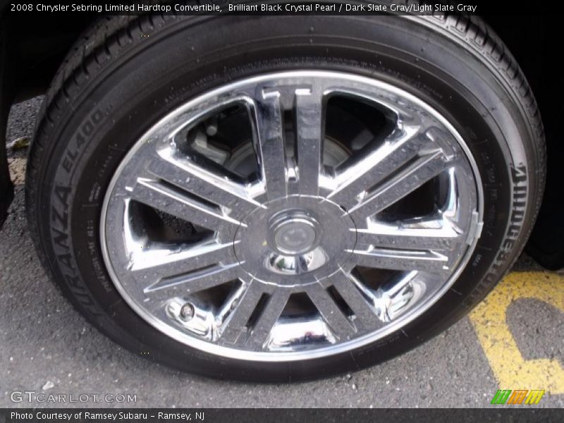 Brilliant Black Crystal Pearl / Dark Slate Gray/Light Slate Gray 2008 Chrysler Sebring Limited Hardtop Convertible