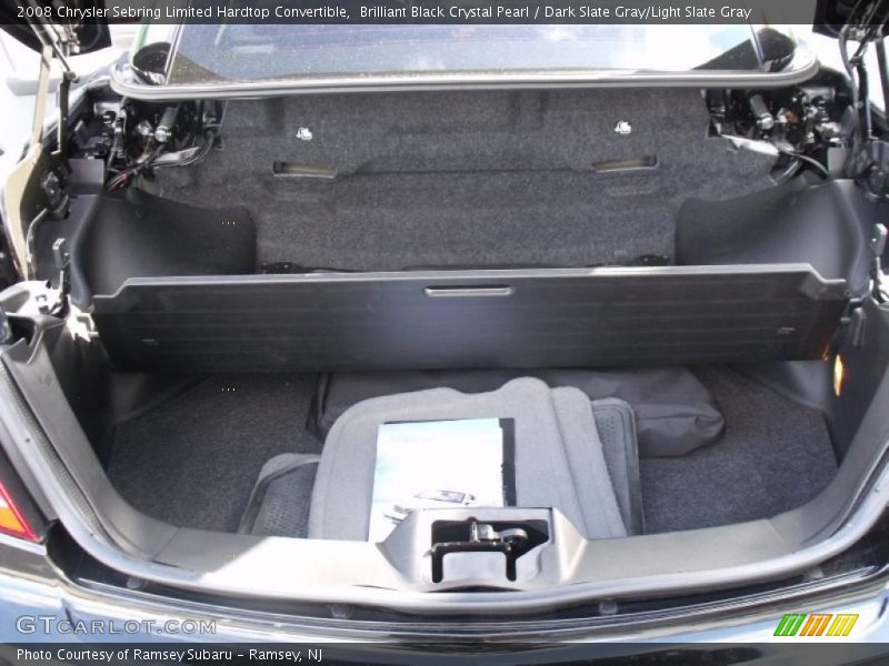 Brilliant Black Crystal Pearl / Dark Slate Gray/Light Slate Gray 2008 Chrysler Sebring Limited Hardtop Convertible