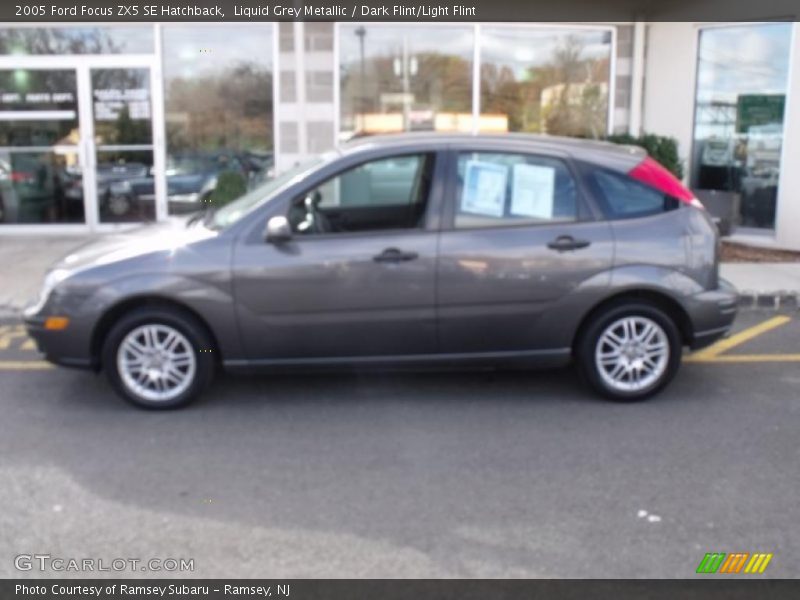 Liquid Grey Metallic / Dark Flint/Light Flint 2005 Ford Focus ZX5 SE Hatchback
