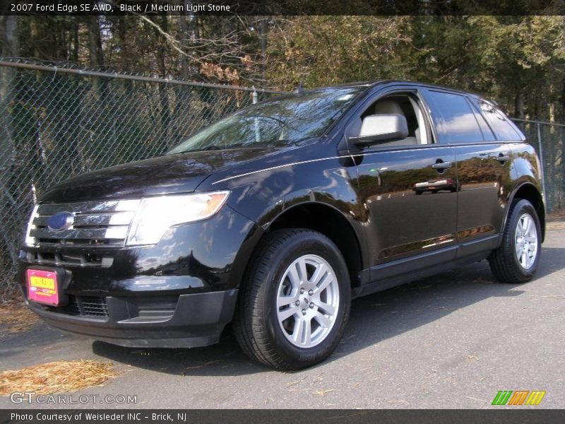 Black / Medium Light Stone 2007 Ford Edge SE AWD