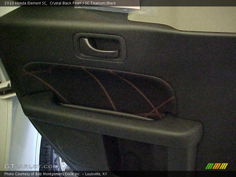 Crystal Black Pearl / SC Titanium/Black 2010 Honda Element SC