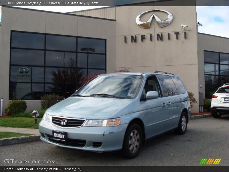 Havasu Blue Metallic / Quartz 2003 Honda Odyssey EX
