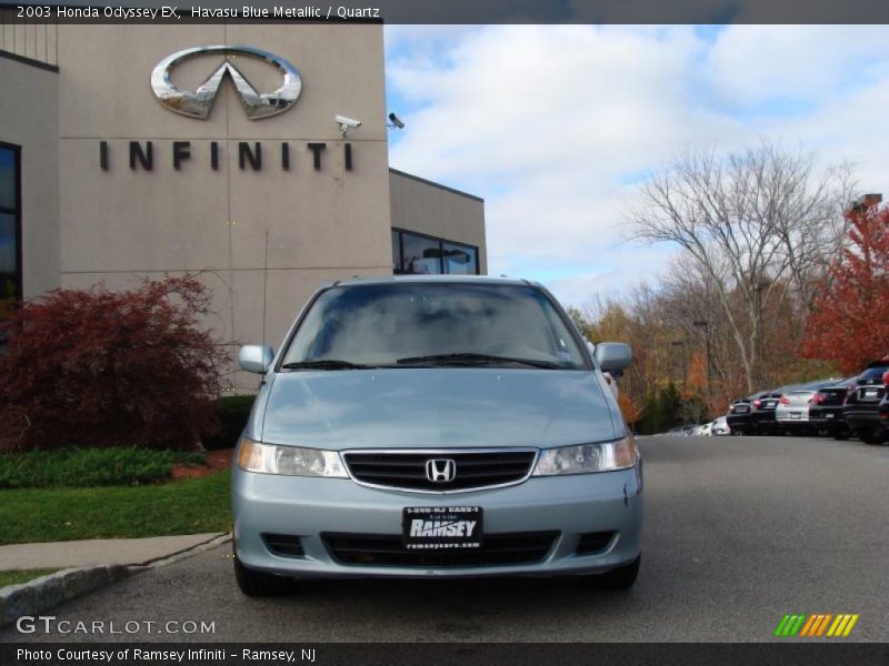 Havasu Blue Metallic / Quartz 2003 Honda Odyssey EX