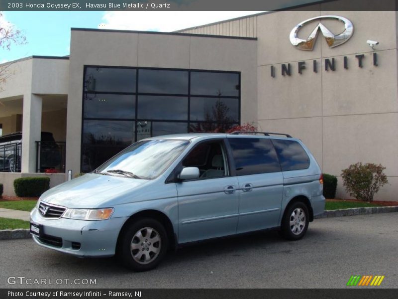 Havasu Blue Metallic / Quartz 2003 Honda Odyssey EX