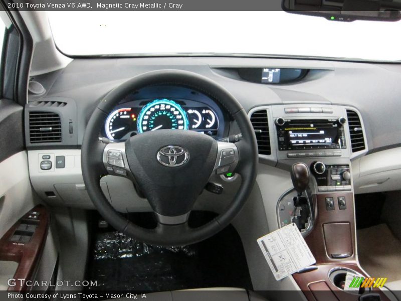 Magnetic Gray Metallic / Gray 2010 Toyota Venza V6 AWD