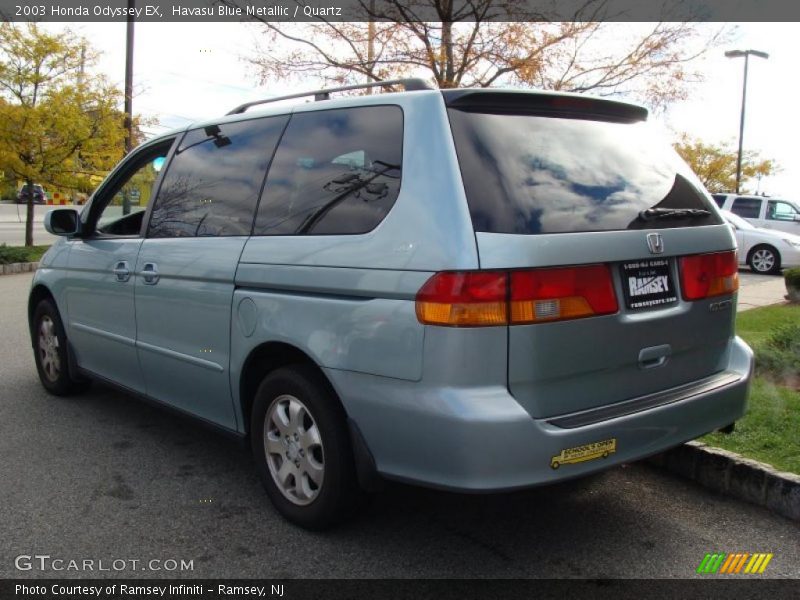Havasu Blue Metallic / Quartz 2003 Honda Odyssey EX