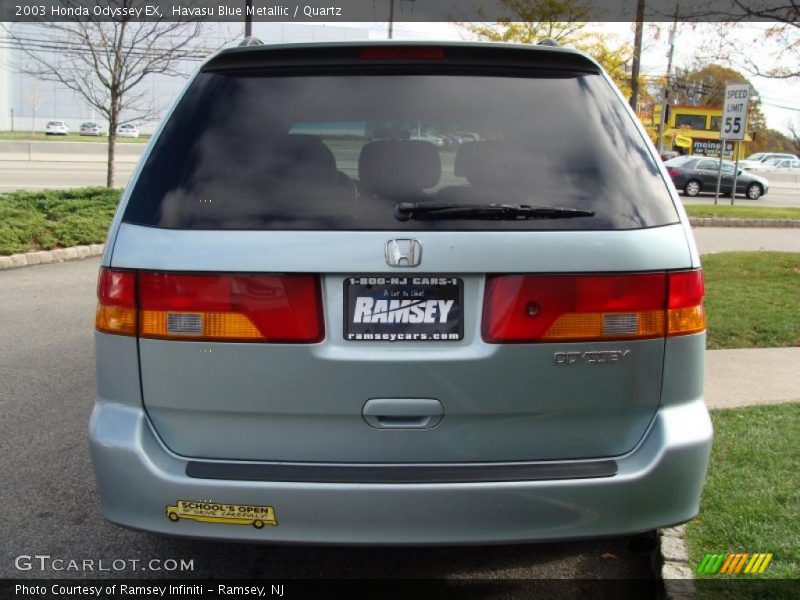 Havasu Blue Metallic / Quartz 2003 Honda Odyssey EX