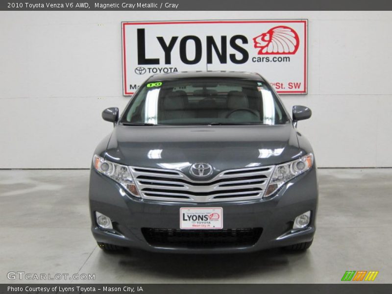 Magnetic Gray Metallic / Gray 2010 Toyota Venza V6 AWD