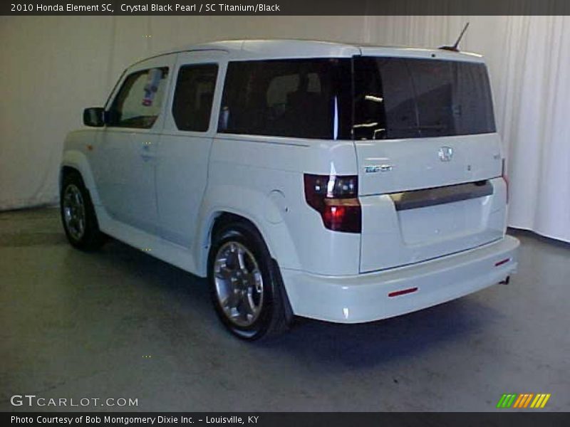Crystal Black Pearl / SC Titanium/Black 2010 Honda Element SC
