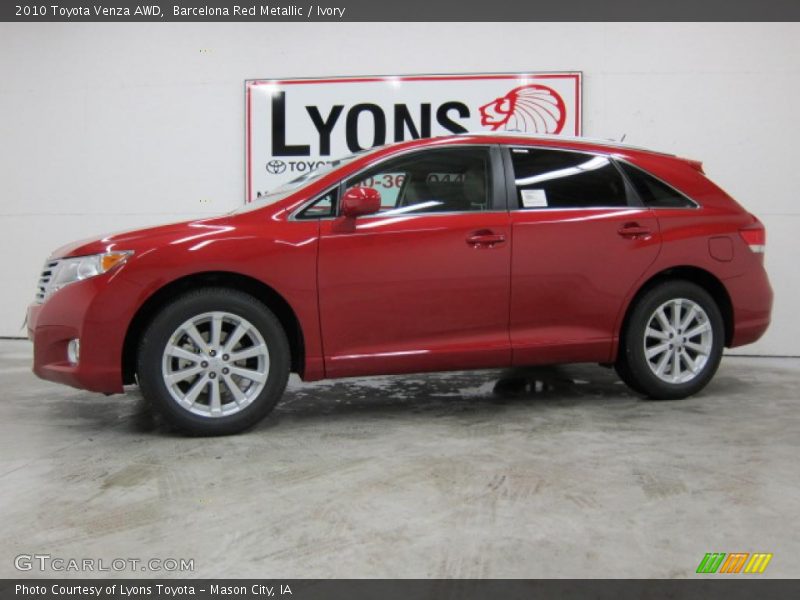 Barcelona Red Metallic / Ivory 2010 Toyota Venza AWD