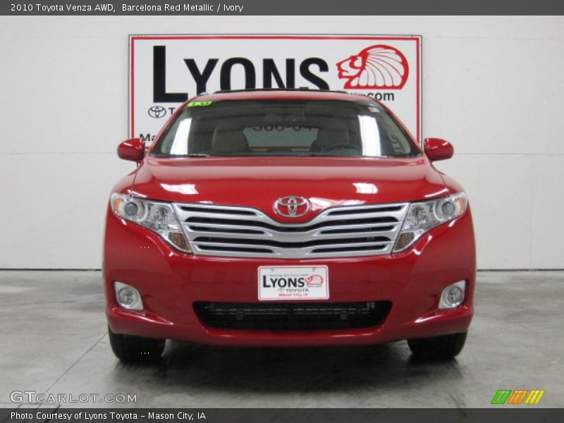 Barcelona Red Metallic / Ivory 2010 Toyota Venza AWD