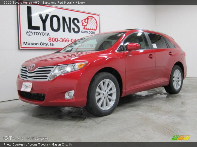 Barcelona Red Metallic / Ivory 2010 Toyota Venza AWD