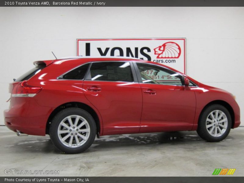 Barcelona Red Metallic / Ivory 2010 Toyota Venza AWD