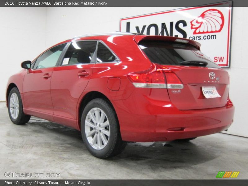 Barcelona Red Metallic / Ivory 2010 Toyota Venza AWD