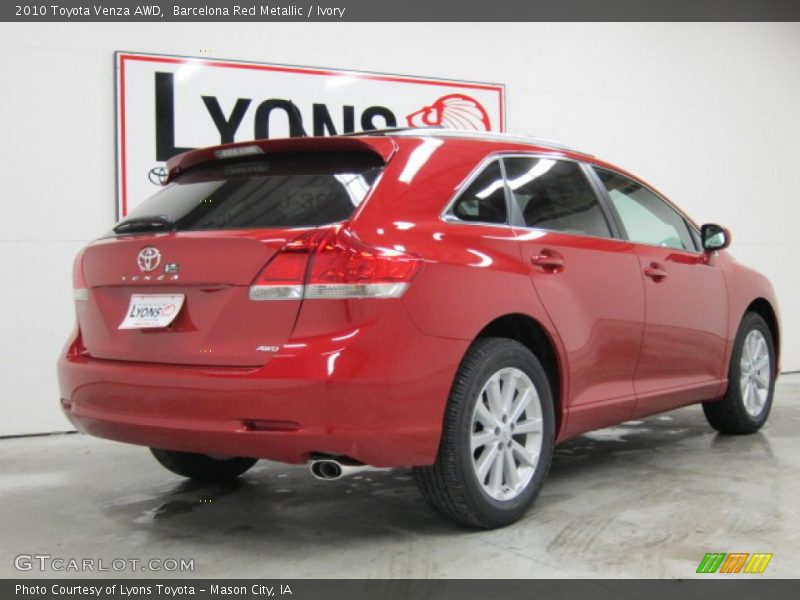 Barcelona Red Metallic / Ivory 2010 Toyota Venza AWD