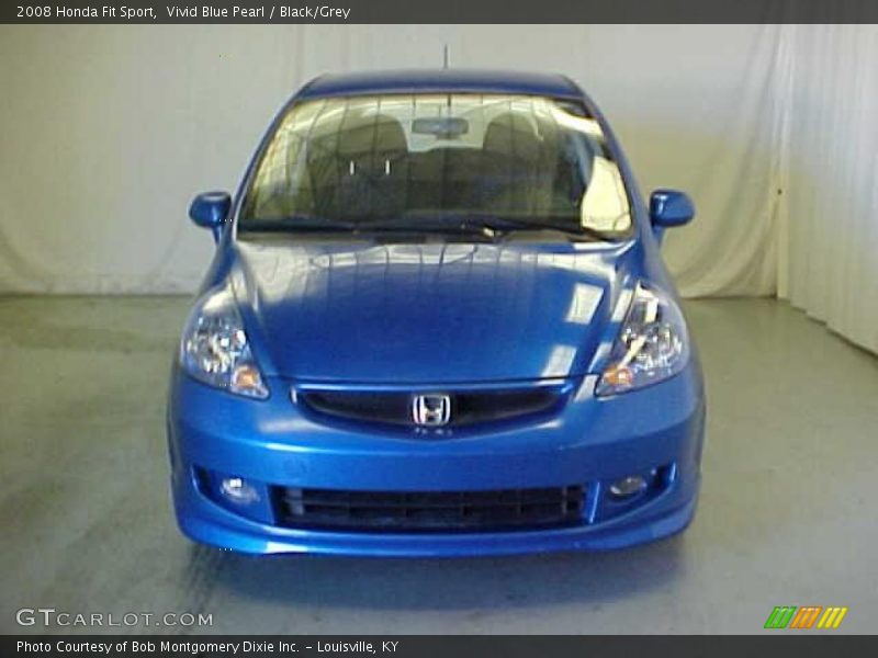 Vivid Blue Pearl / Black/Grey 2008 Honda Fit Sport