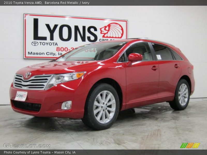 Barcelona Red Metallic / Ivory 2010 Toyota Venza AWD