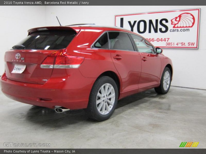Barcelona Red Metallic / Ivory 2010 Toyota Venza AWD