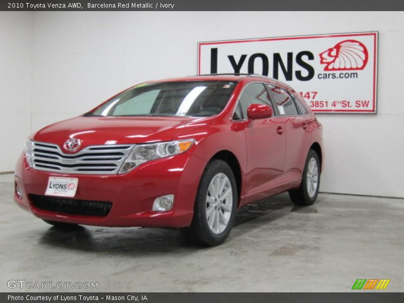 Barcelona Red Metallic / Ivory 2010 Toyota Venza AWD