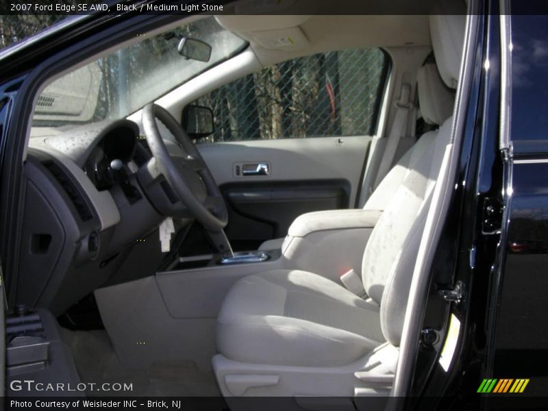 Black / Medium Light Stone 2007 Ford Edge SE AWD