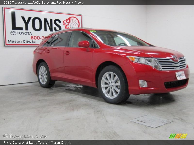 Barcelona Red Metallic / Ivory 2010 Toyota Venza AWD