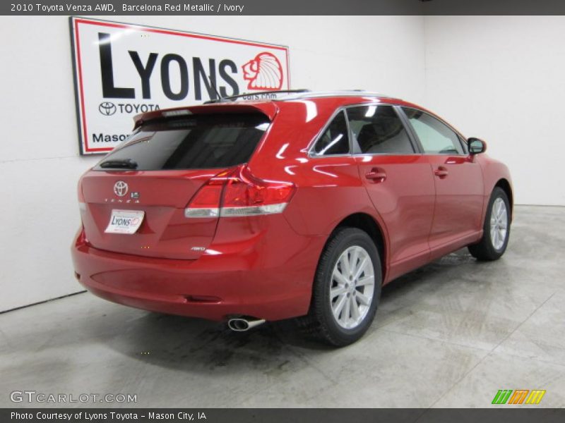 Barcelona Red Metallic / Ivory 2010 Toyota Venza AWD