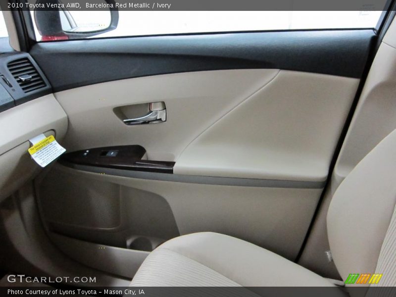 Barcelona Red Metallic / Ivory 2010 Toyota Venza AWD