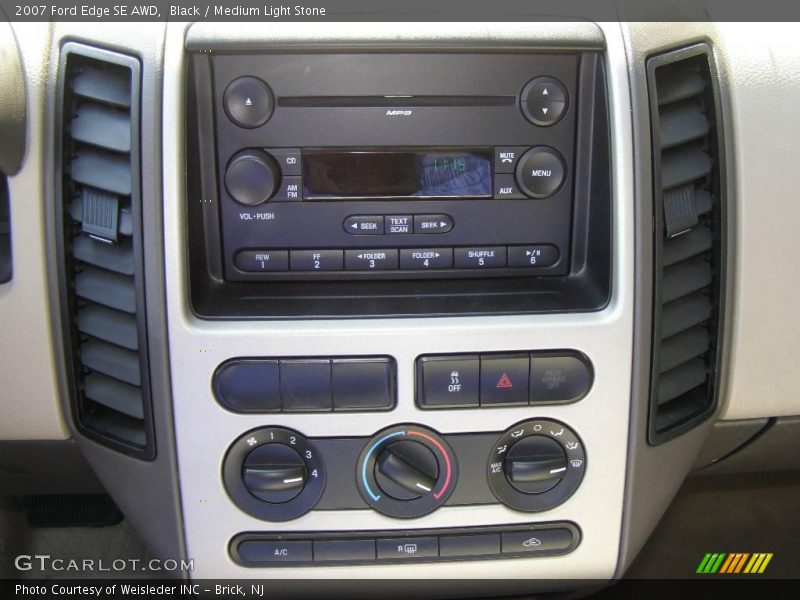 Black / Medium Light Stone 2007 Ford Edge SE AWD