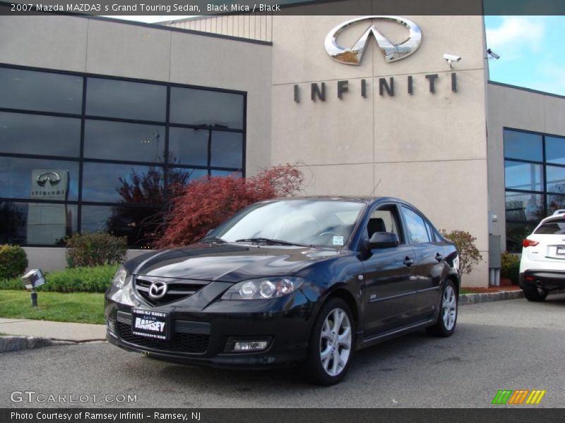 Black Mica / Black 2007 Mazda MAZDA3 s Grand Touring Sedan