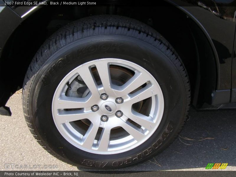 Black / Medium Light Stone 2007 Ford Edge SE AWD