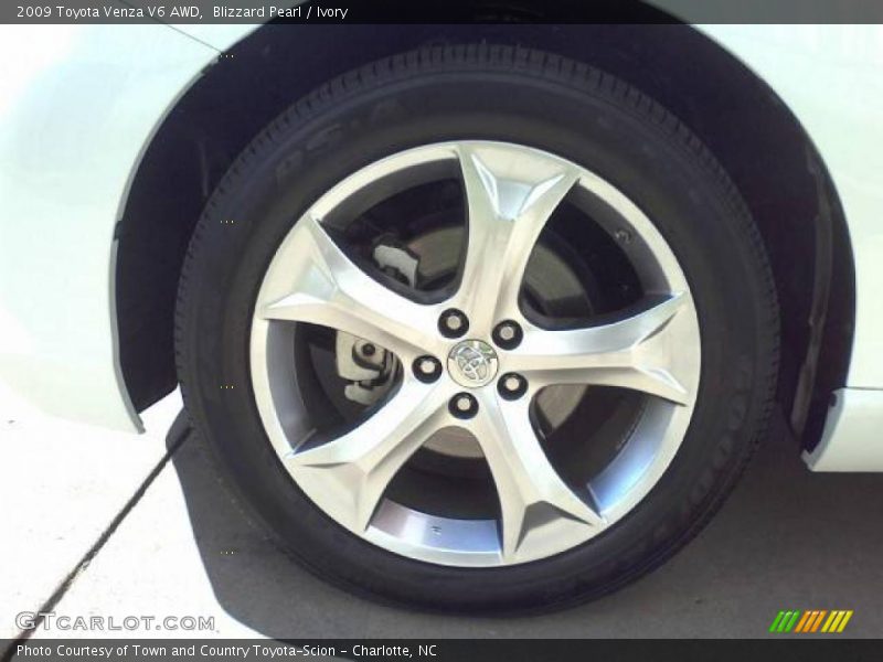 Blizzard Pearl / Ivory 2009 Toyota Venza V6 AWD