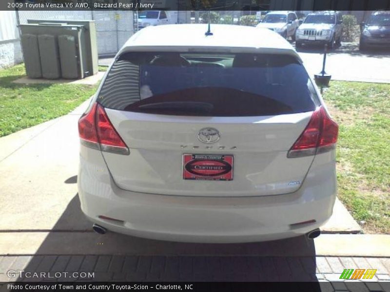 Blizzard Pearl / Ivory 2009 Toyota Venza V6 AWD
