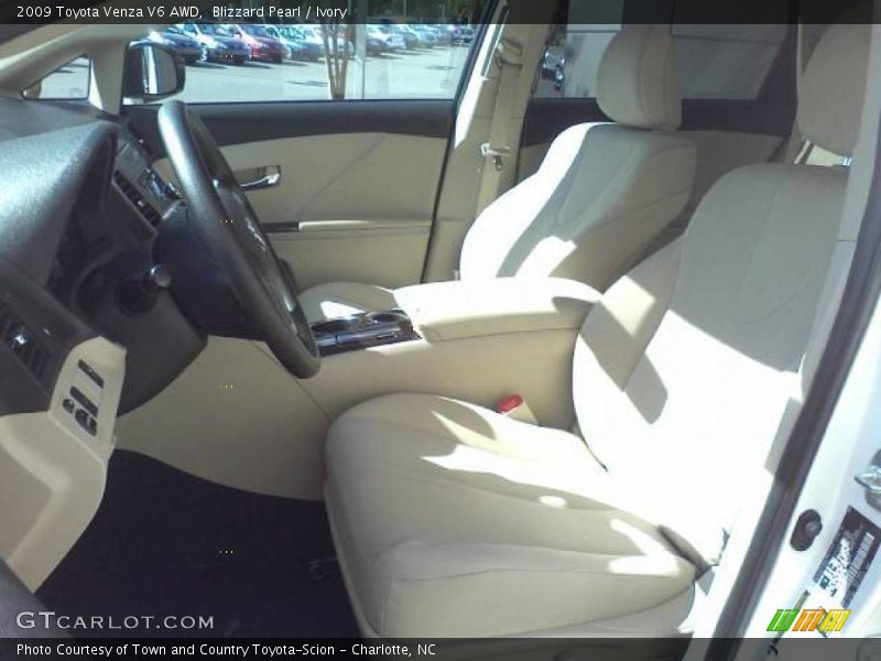 Blizzard Pearl / Ivory 2009 Toyota Venza V6 AWD