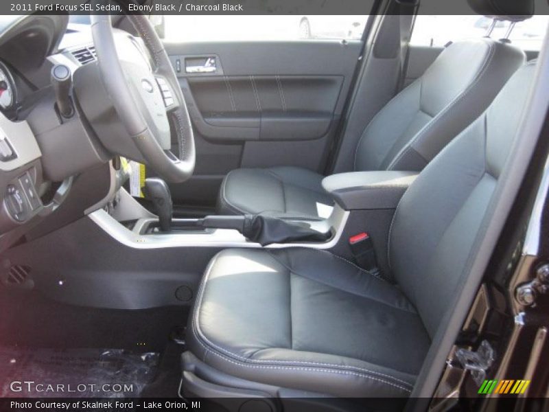 Ebony Black / Charcoal Black 2011 Ford Focus SEL Sedan