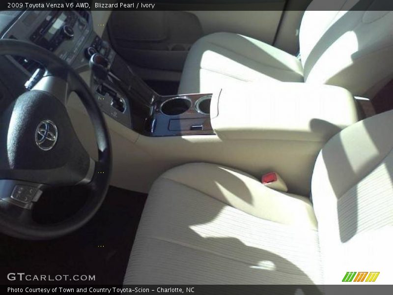 Blizzard Pearl / Ivory 2009 Toyota Venza V6 AWD