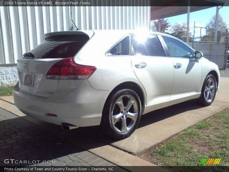 Blizzard Pearl / Ivory 2009 Toyota Venza V6 AWD