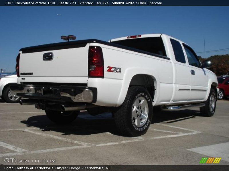 Summit White / Dark Charcoal 2007 Chevrolet Silverado 1500 Classic Z71 Extended Cab 4x4