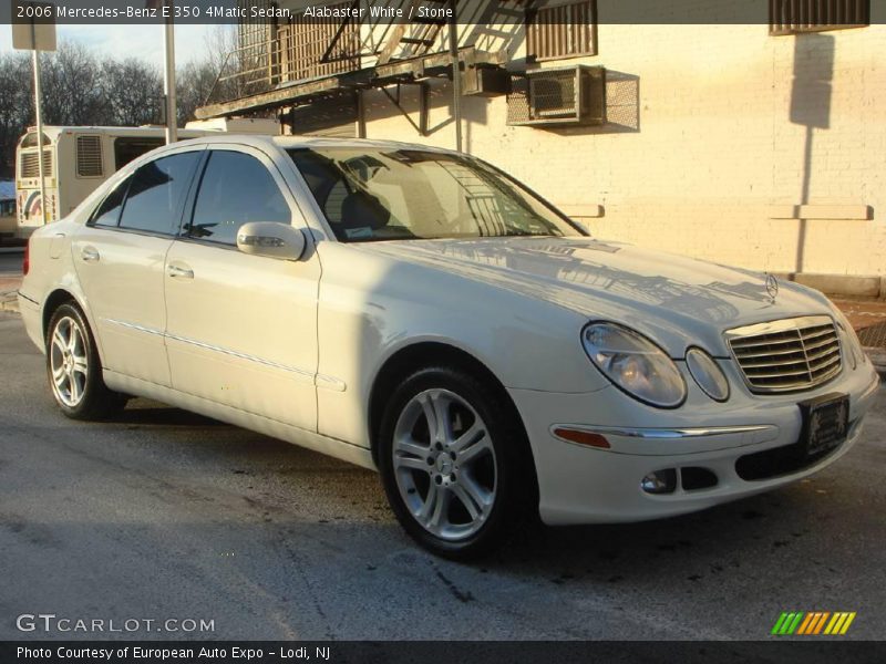 Alabaster White / Stone 2006 Mercedes-Benz E 350 4Matic Sedan