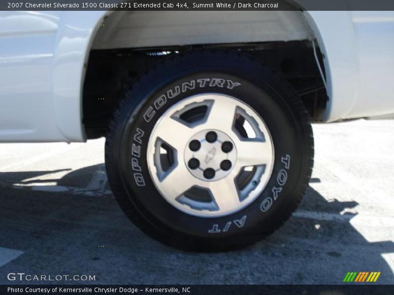Summit White / Dark Charcoal 2007 Chevrolet Silverado 1500 Classic Z71 Extended Cab 4x4