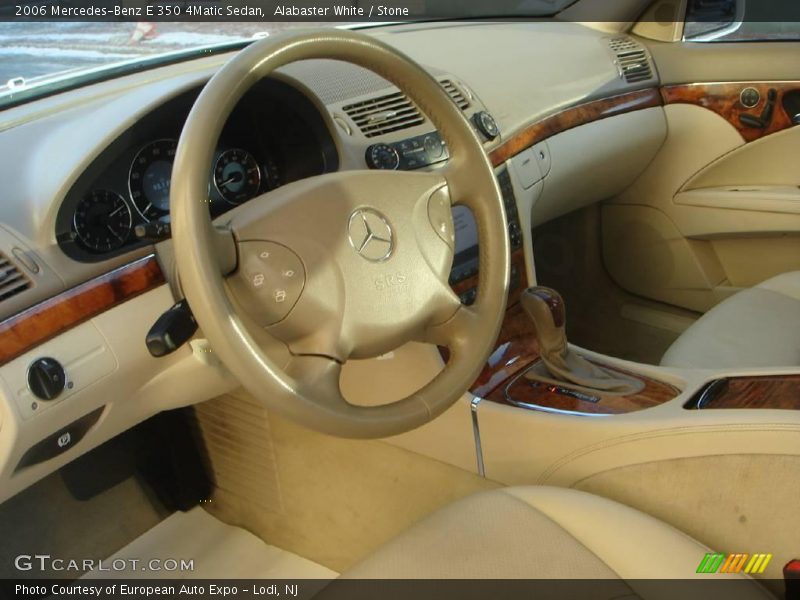 Alabaster White / Stone 2006 Mercedes-Benz E 350 4Matic Sedan