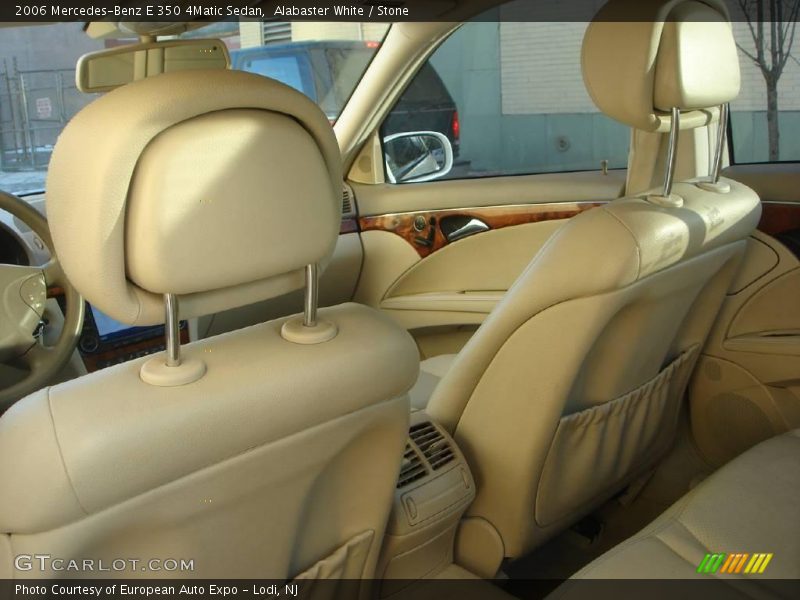 Alabaster White / Stone 2006 Mercedes-Benz E 350 4Matic Sedan