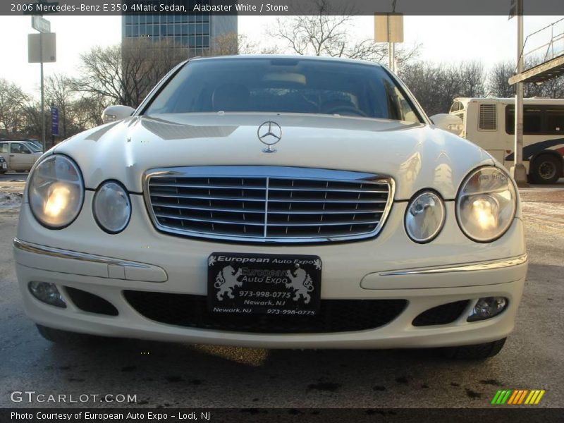 Alabaster White / Stone 2006 Mercedes-Benz E 350 4Matic Sedan