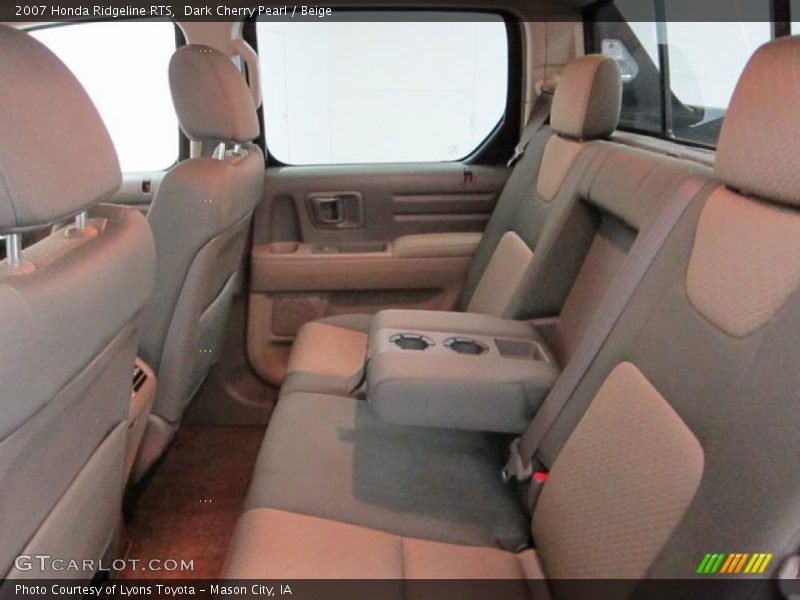 Dark Cherry Pearl / Beige 2007 Honda Ridgeline RTS