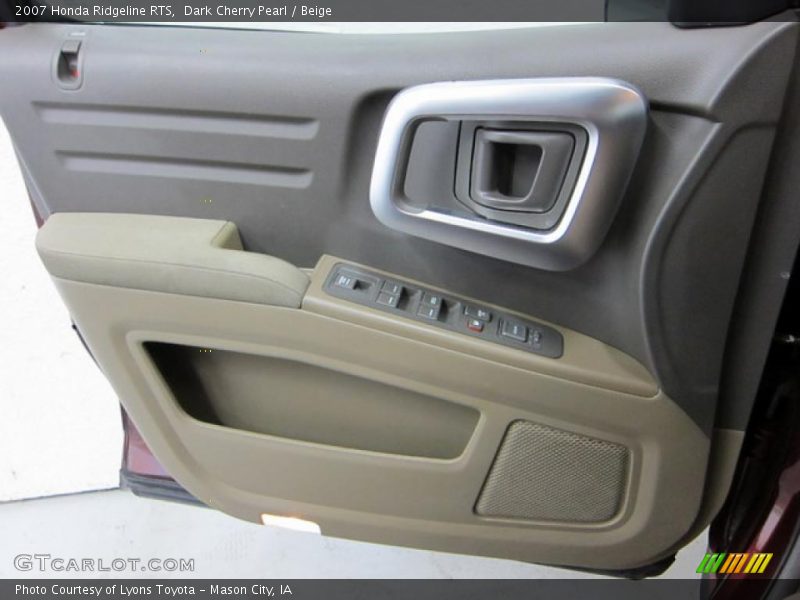 Dark Cherry Pearl / Beige 2007 Honda Ridgeline RTS