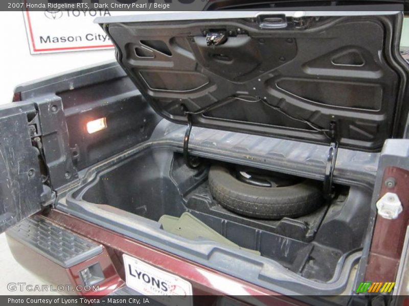 Dark Cherry Pearl / Beige 2007 Honda Ridgeline RTS
