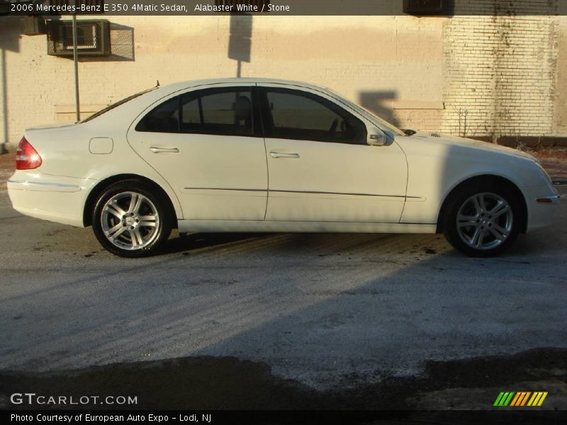 Alabaster White / Stone 2006 Mercedes-Benz E 350 4Matic Sedan