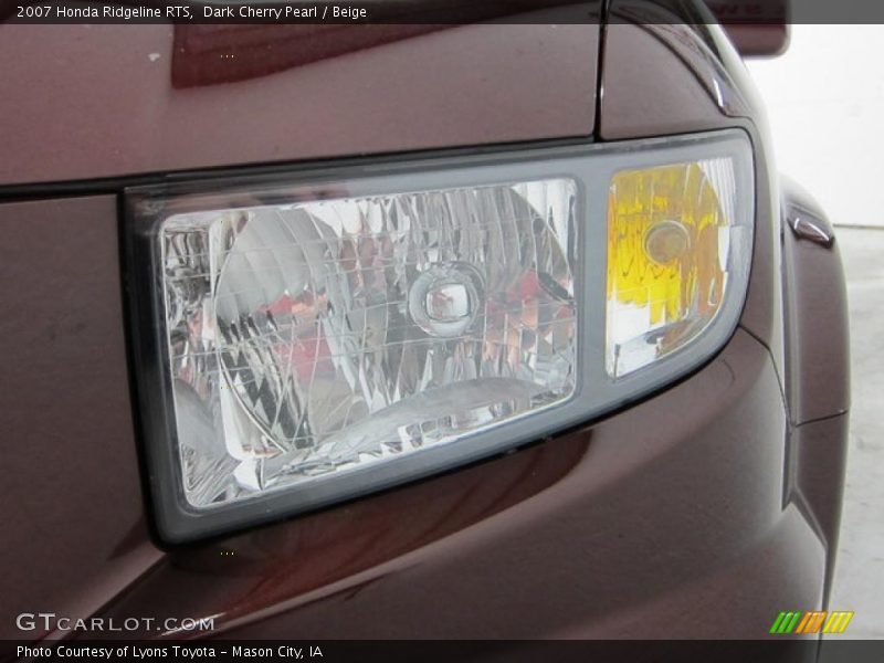 Dark Cherry Pearl / Beige 2007 Honda Ridgeline RTS