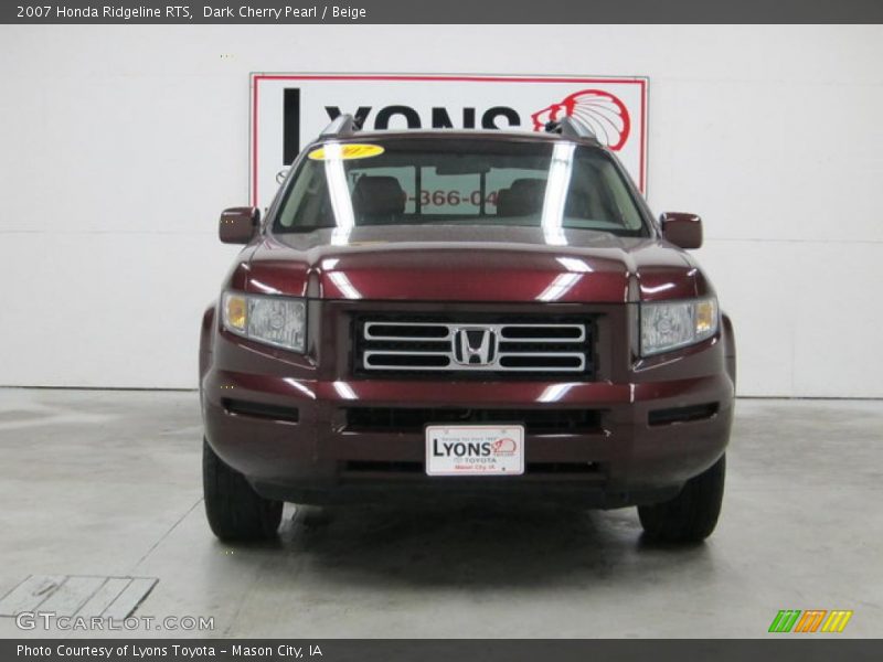 Dark Cherry Pearl / Beige 2007 Honda Ridgeline RTS